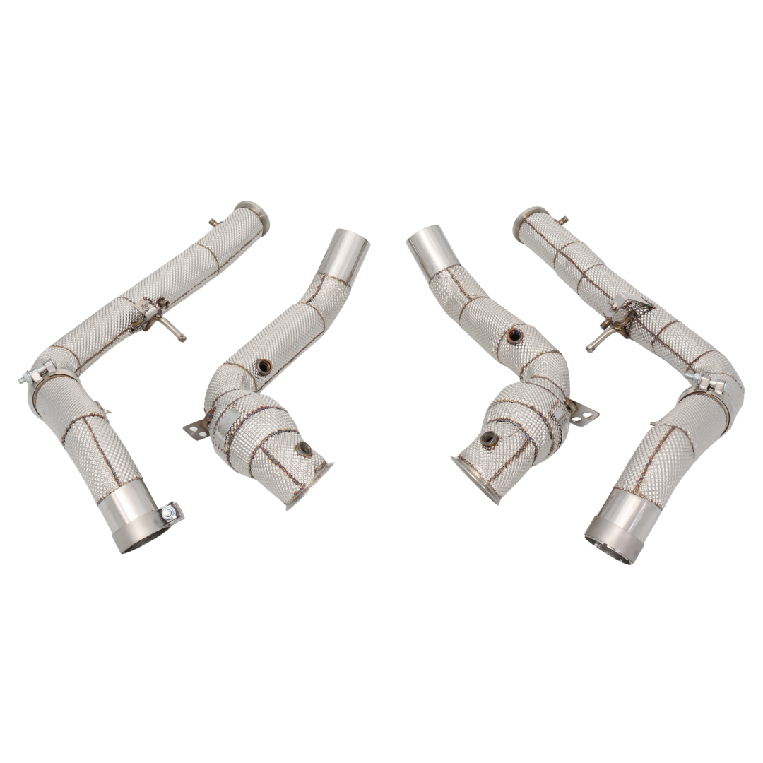 Tubo de bajada de acero inoxidable Endura para Mercedes G63 AMG W463A M177 OPF