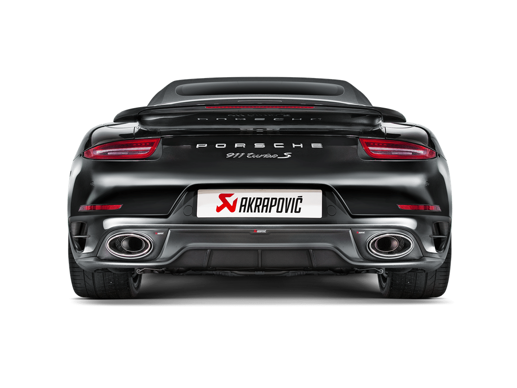 Difusor de carbono Akrapovič Porsche 911 Turbo S 991 5