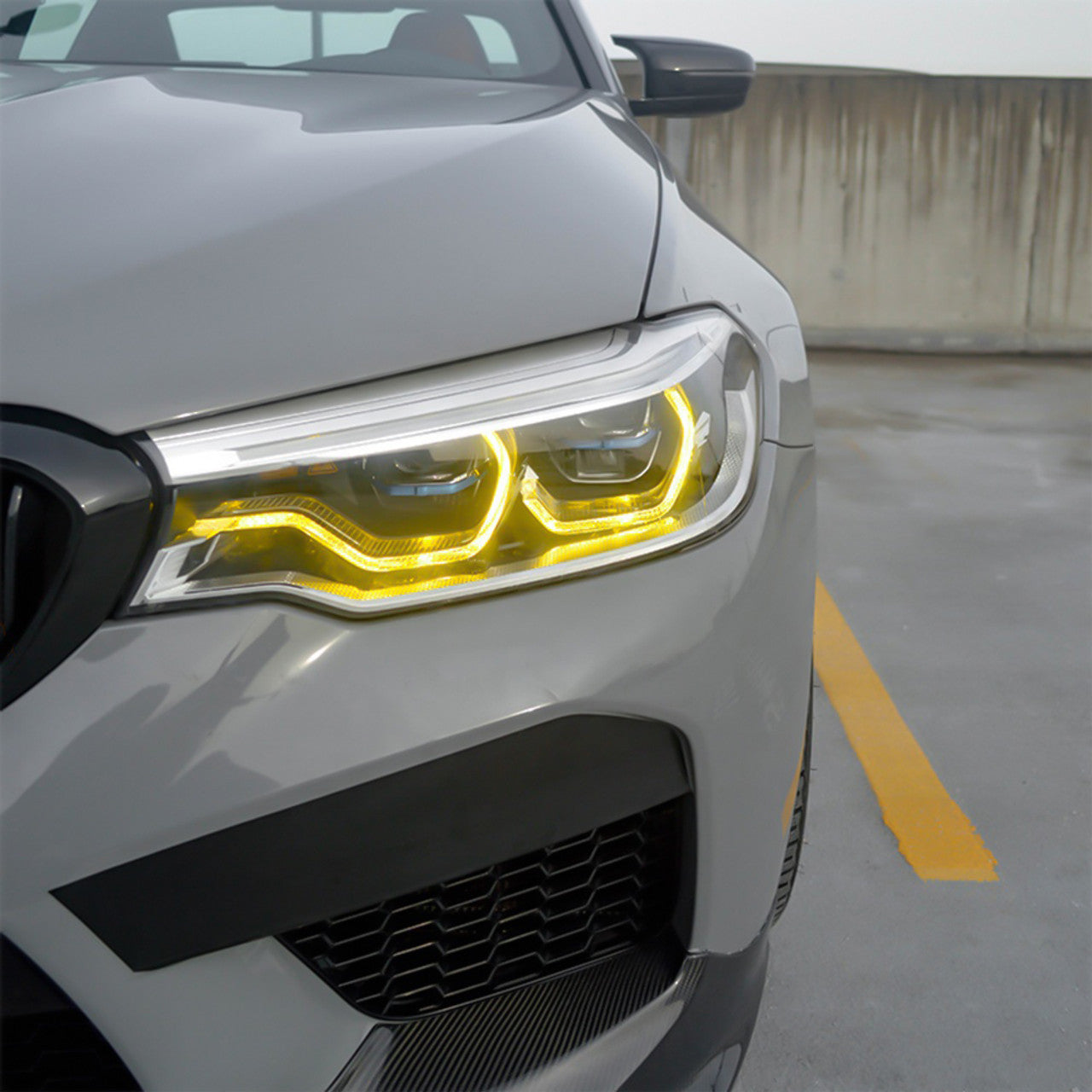 Módulo DRL Endura Angel eyes Amarillo CSL BMW M5 F90 LED (Pre LCI) 6