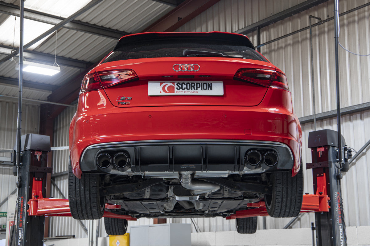 Scorpion Resoneerde Cat GPF back Audi S3 2.0T 8V 3