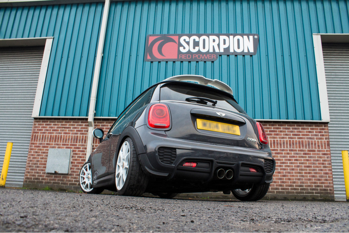 Scorpion Non Resonated Cat Back system Mini Cooper S F56 4