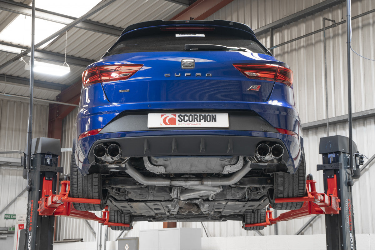 Scorpion Non resonated gpf back system Seat Leon Cupra ST 4