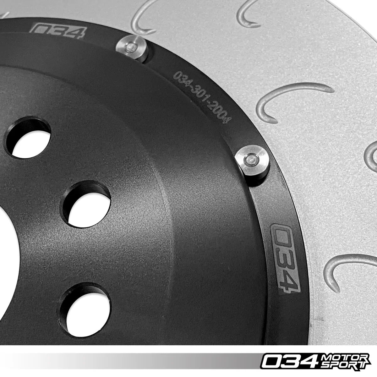 034 Motorsport Disco de freno trasero de 2 piezas MQB VW Audi 05