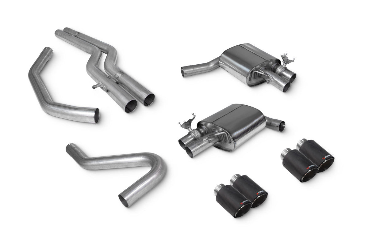 Escapamento de alto desempenho Scorpion para Audi S4 B9 Quattro Avant 03