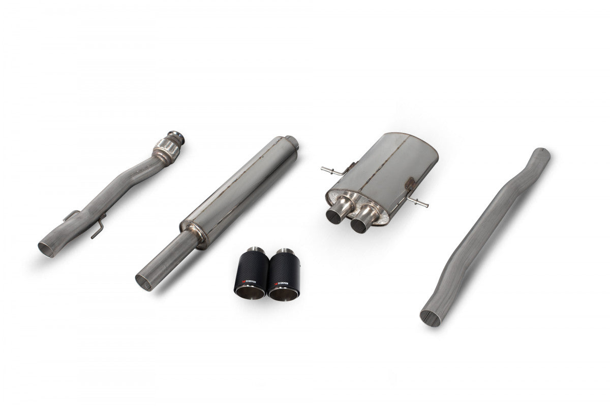 Scorpion Resonated catback system Mini Cooper S R56 R58 3