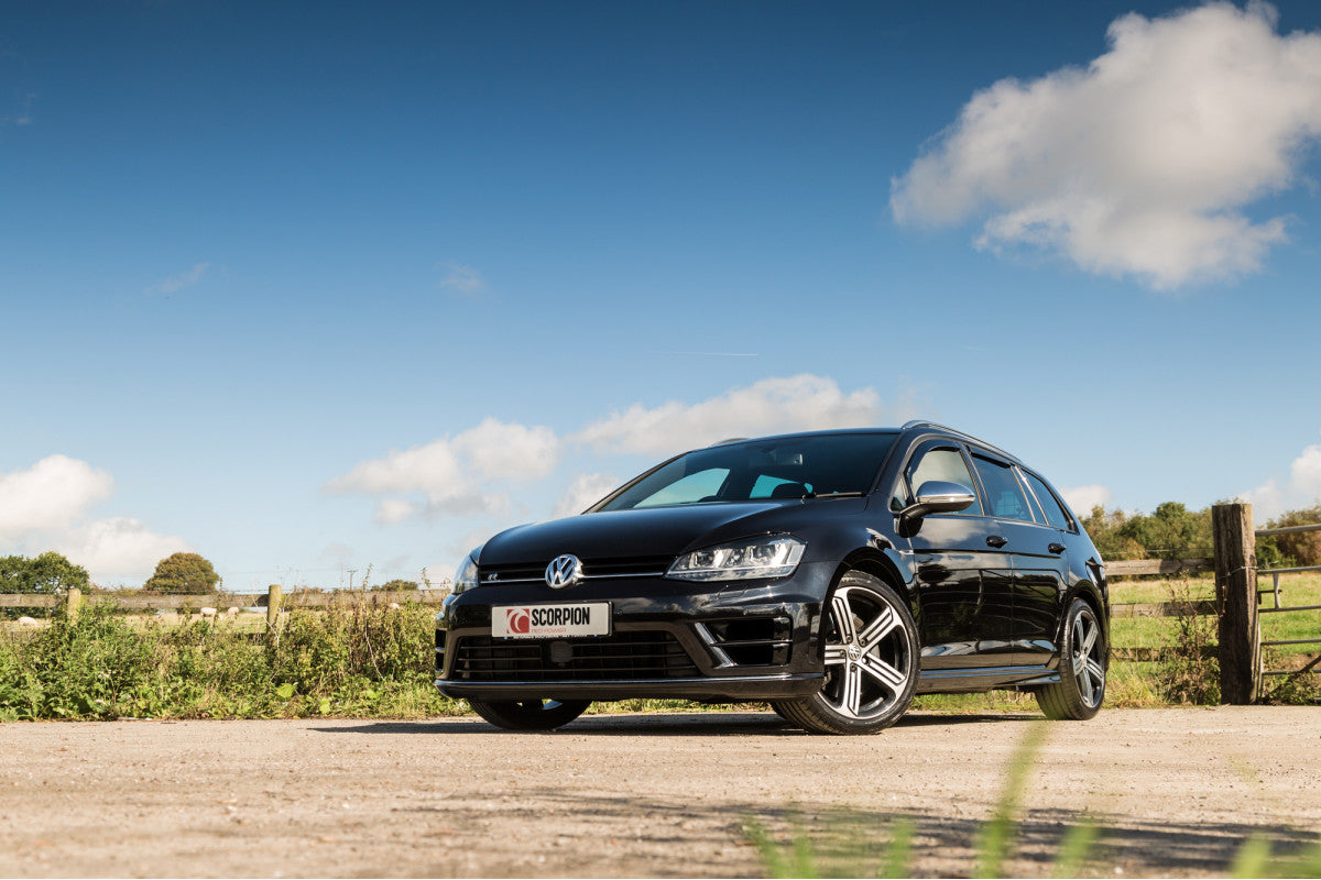 Scorpion Resonated Cat back systeem VW MK7 Golf 05