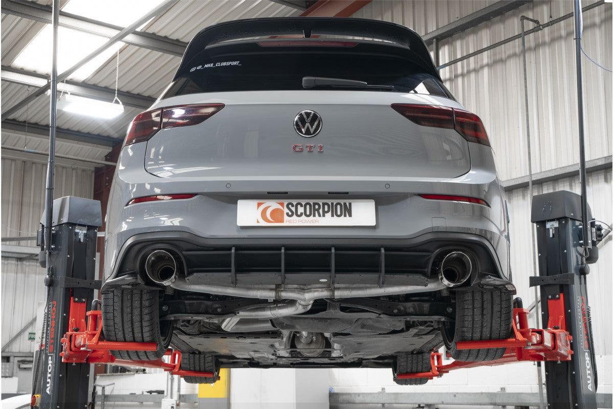 Scorpion Niet resonerend Predator GPF back VW MK8 Golf 04