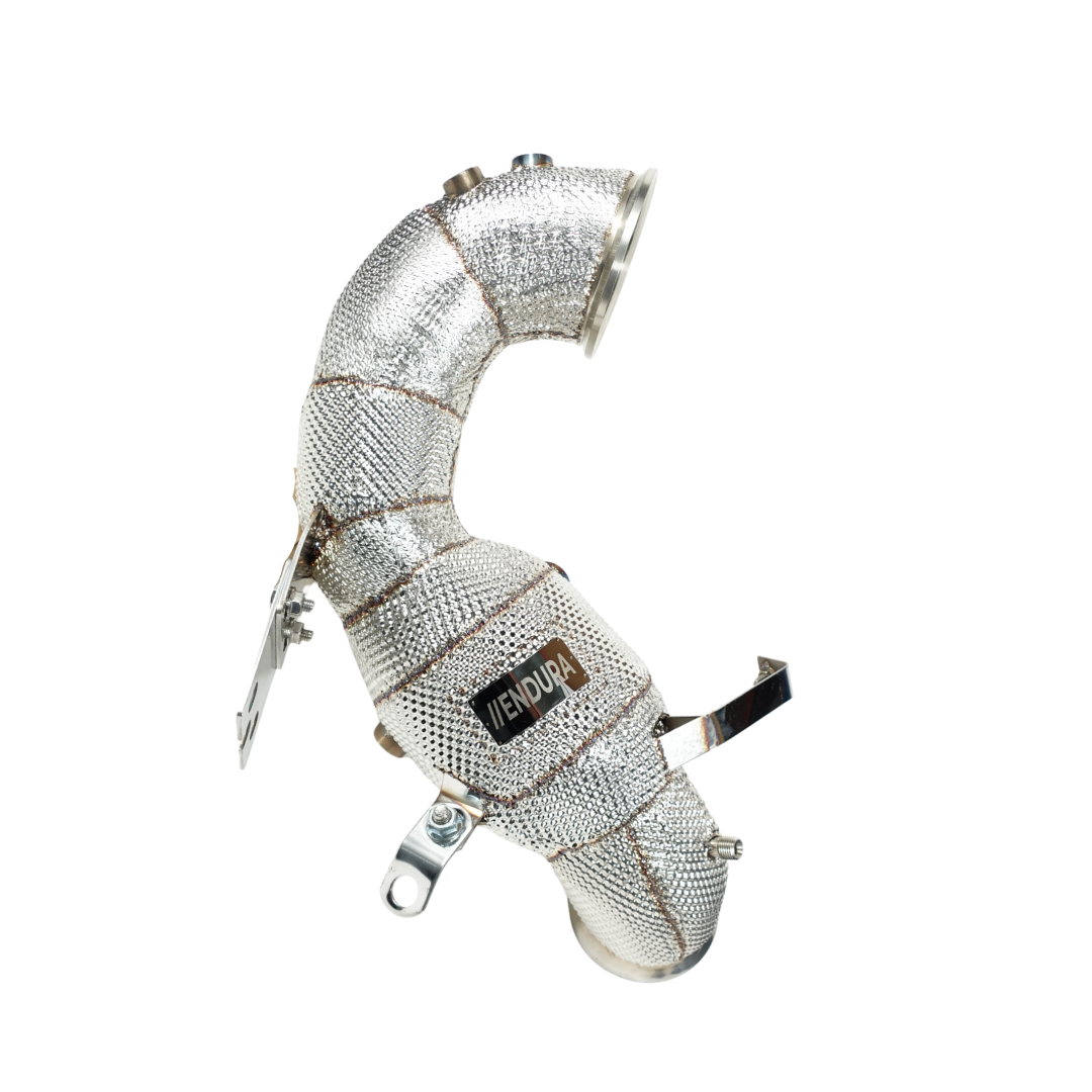 Downpipe Endura 3.5&quot; A45 W177 CLA45 C118 AMG + Sensor de Temperatura