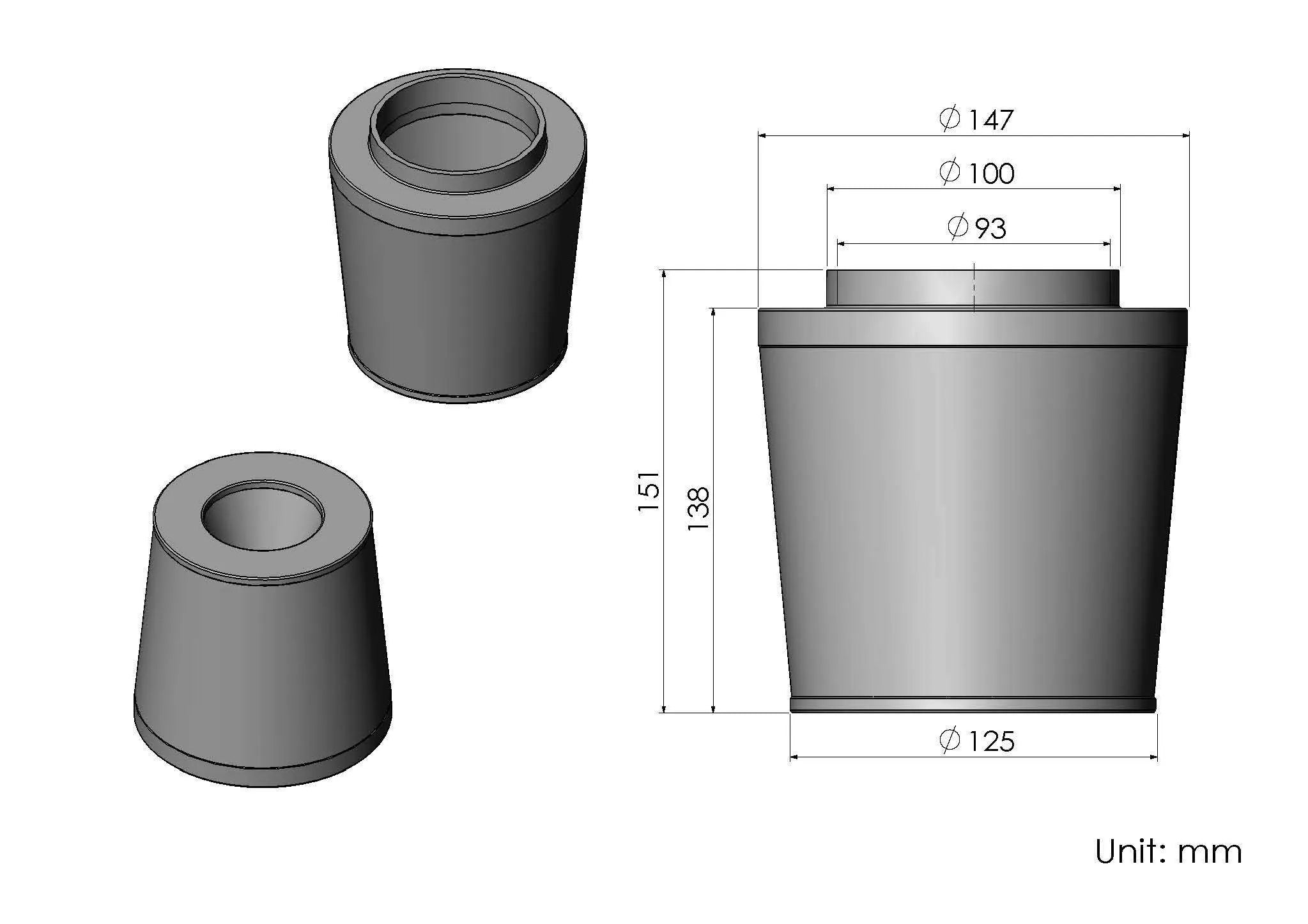 Armaspeed Luchtfilter 2x Maserati Ghibli SQ4 3.0 1