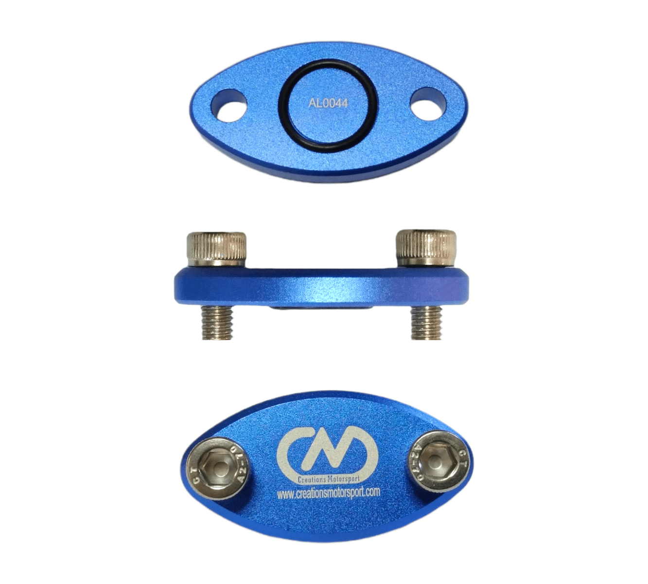 creations motorsport egr secundaire luchtinjectie afsluitplaat vag 1 8t 1