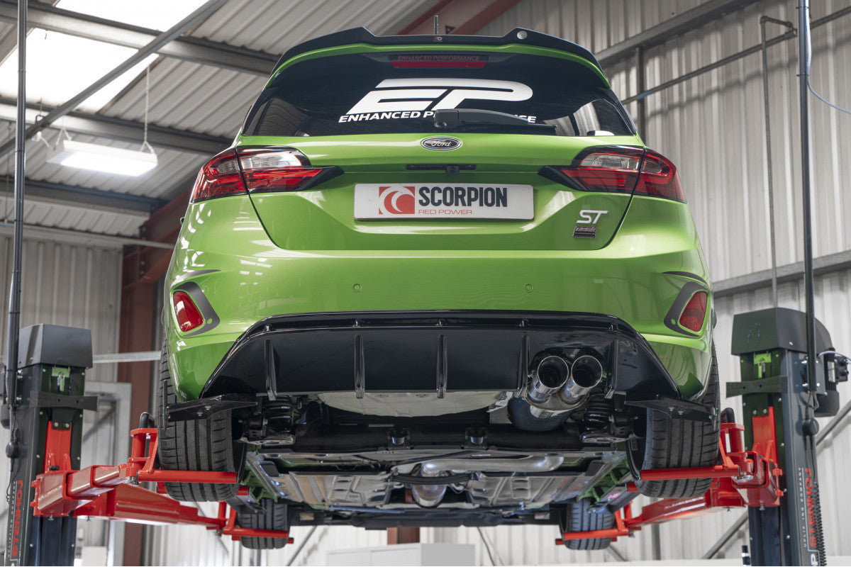Scorpion GPF rugsysteem zonder klep Ford MK8.5 Fiesta ST 04