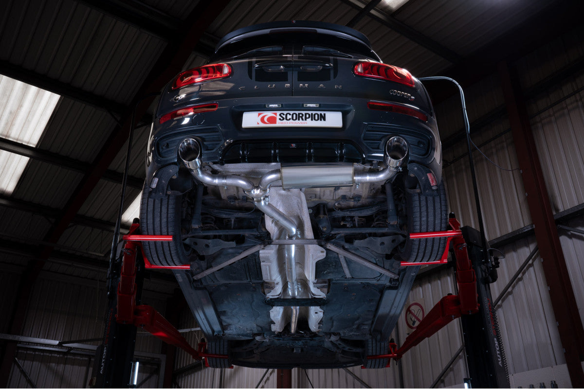 Scorpion cat back systeem Mini Clubman F54 Cooper S 15 18 5