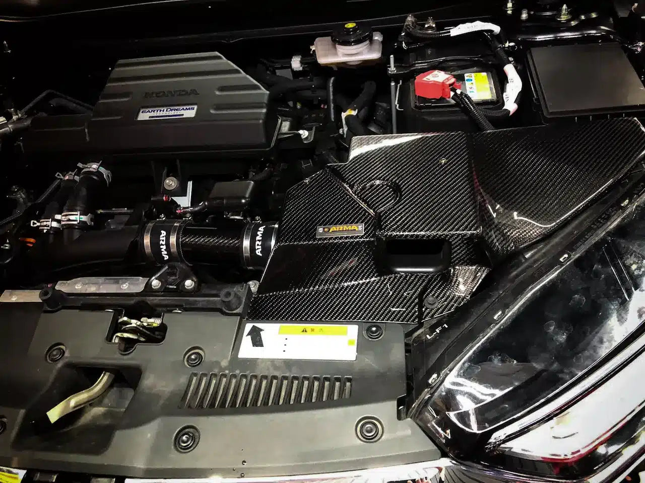 Armaspeed Air Intake + Cover + OEM Honda CR V MKV 1.5 3