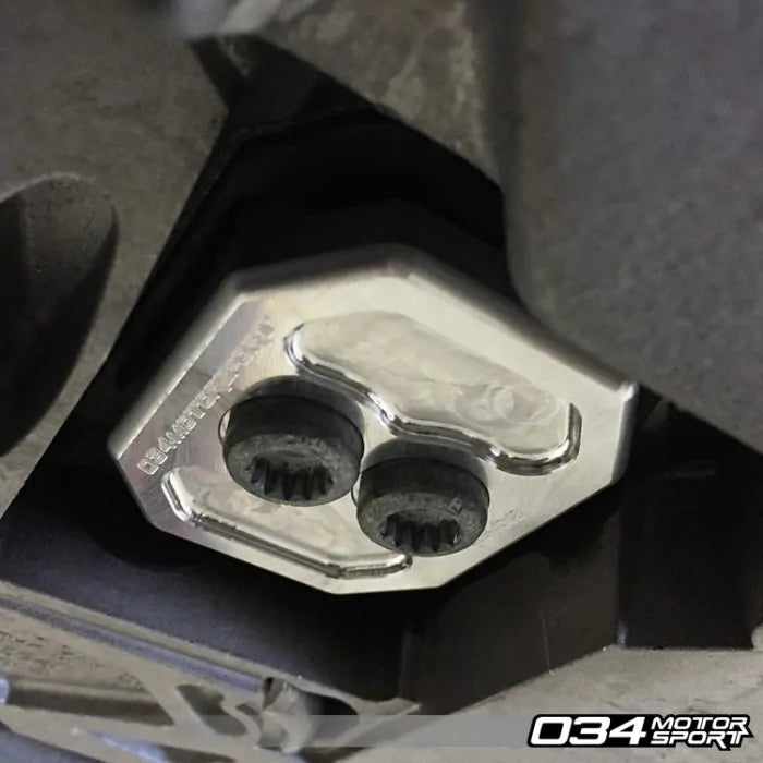 034Inserto de montaje de transmisión Motorsport, C7 Audi A6 S6 RS6 y A7 S7 RS7, 4M 4M.5 Q7 Aluminio Billet 2