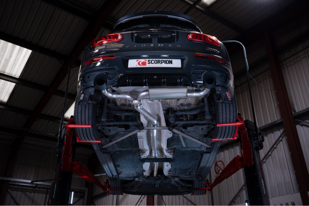 Scorpion cat back systeem Mini Clubman F54 Cooper S 15 18 5