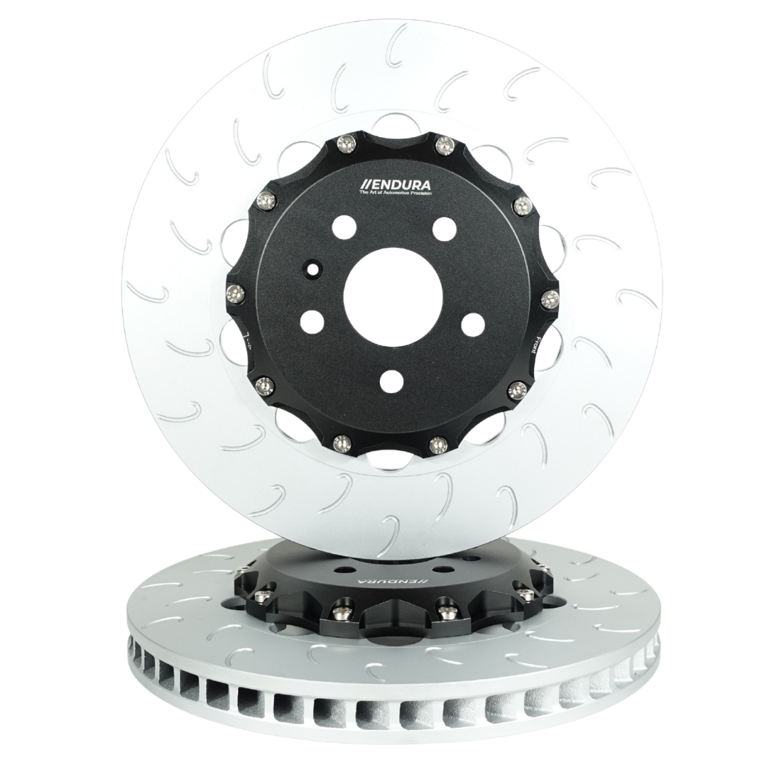 Discos de freio flutuantes de 2 peças Endura Motorsport para Audi RS3 8V 8.5V 8Y - 370x34mm J-Hook 5x112