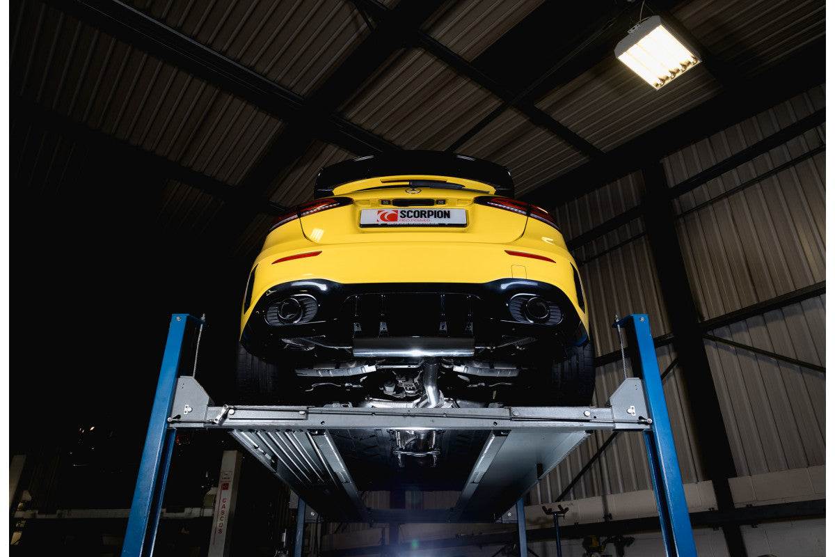 Scorpion GPF Back no valve Mercedes A35 AMG W177 3