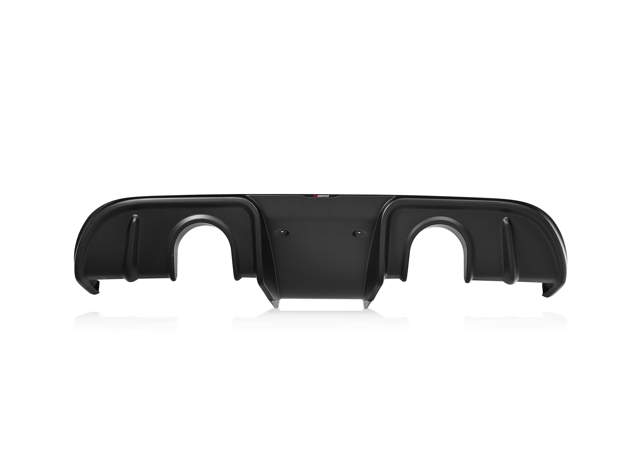 Difusor de carbono Akrapovič mate Porsche Cayman Gt4 718