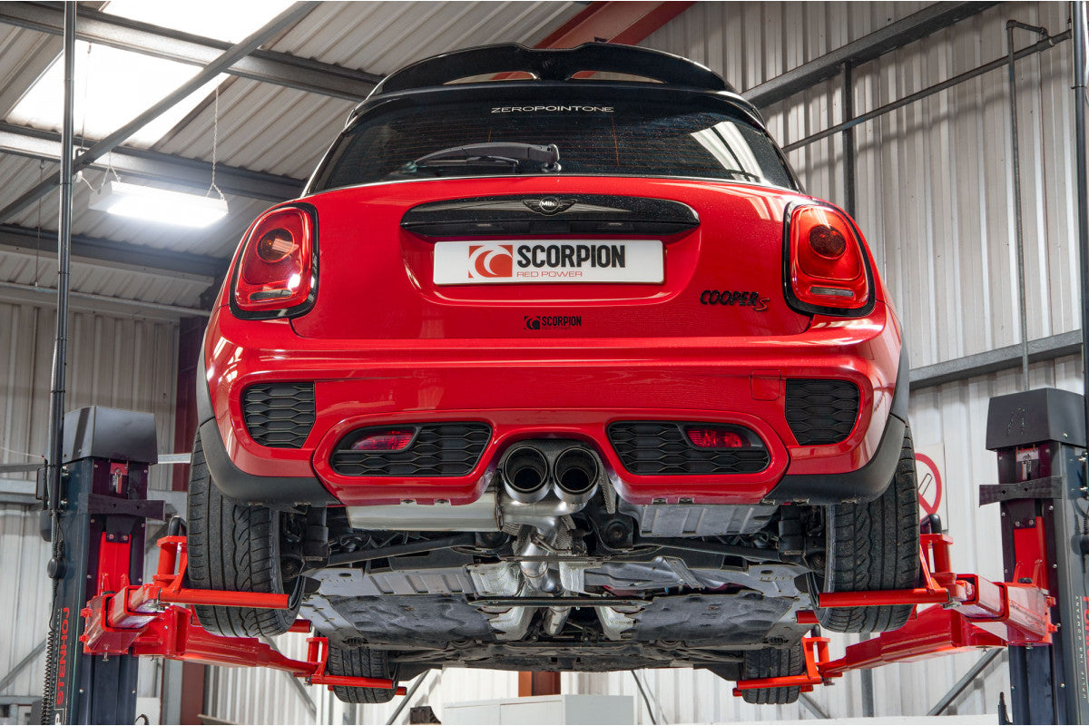 Scorpion Non Resonated Cat Back system Mini Cooper S F56 4