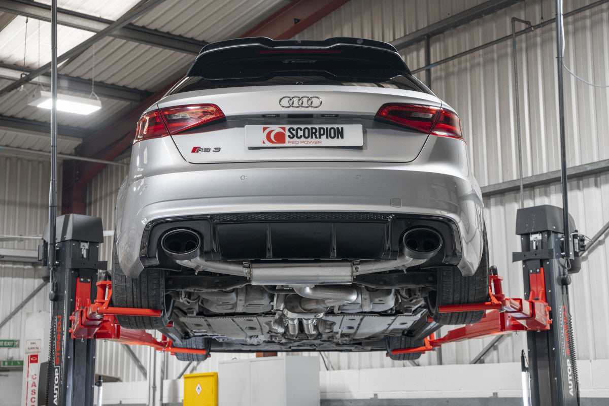 Escape Cat-back Scorpion para Audi RS3 8V Sportback 15 17 PFL 03