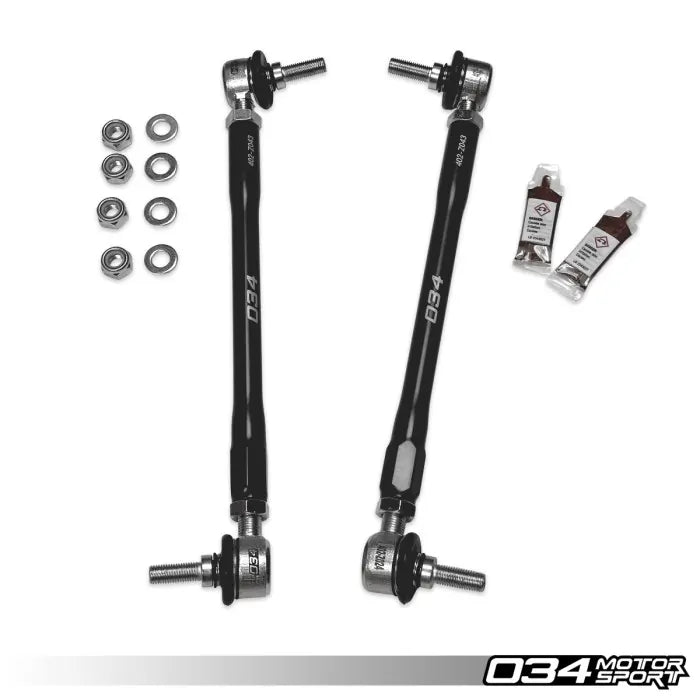 Barre stabilisatrice avant gauche 034 Motorsport en aluminium usiné pour BMW 325i 01