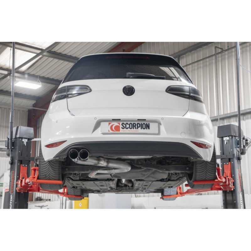 Scorpion cat back systeem VW Golf MK7 GTD 2.0 TDi 185PS 03