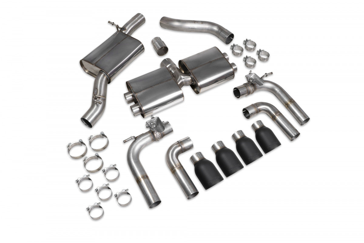 Scorpion Cat back systeem met kleppen Audi S3 2.0T 8V 2