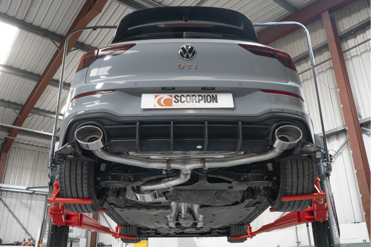 Scorpion GPF back systeem VW MK8 Golf GTI Clubsport 4