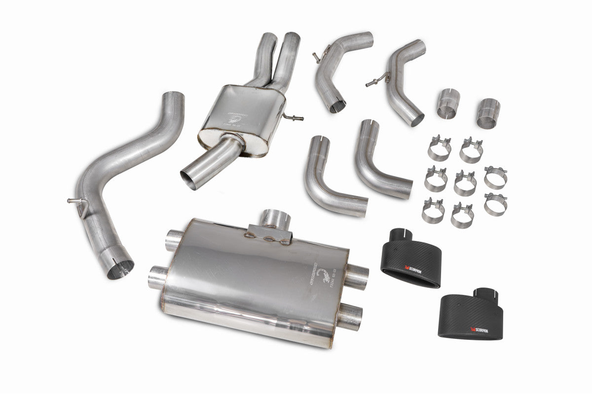 Sistema de escape Scorpion Performance para Audi RS3 8V Sedan 02