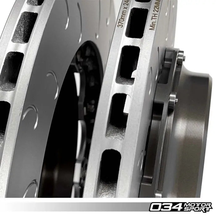 Disco de freno trasero flotante de 2 piezas 034 Motorsport BMW M2 06