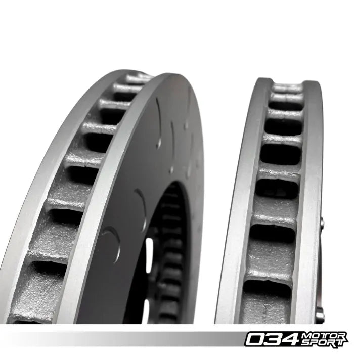 Kit de actualización de rotor de freno delantero flotante de 2 piezas para Audi C7 S6 S7 6