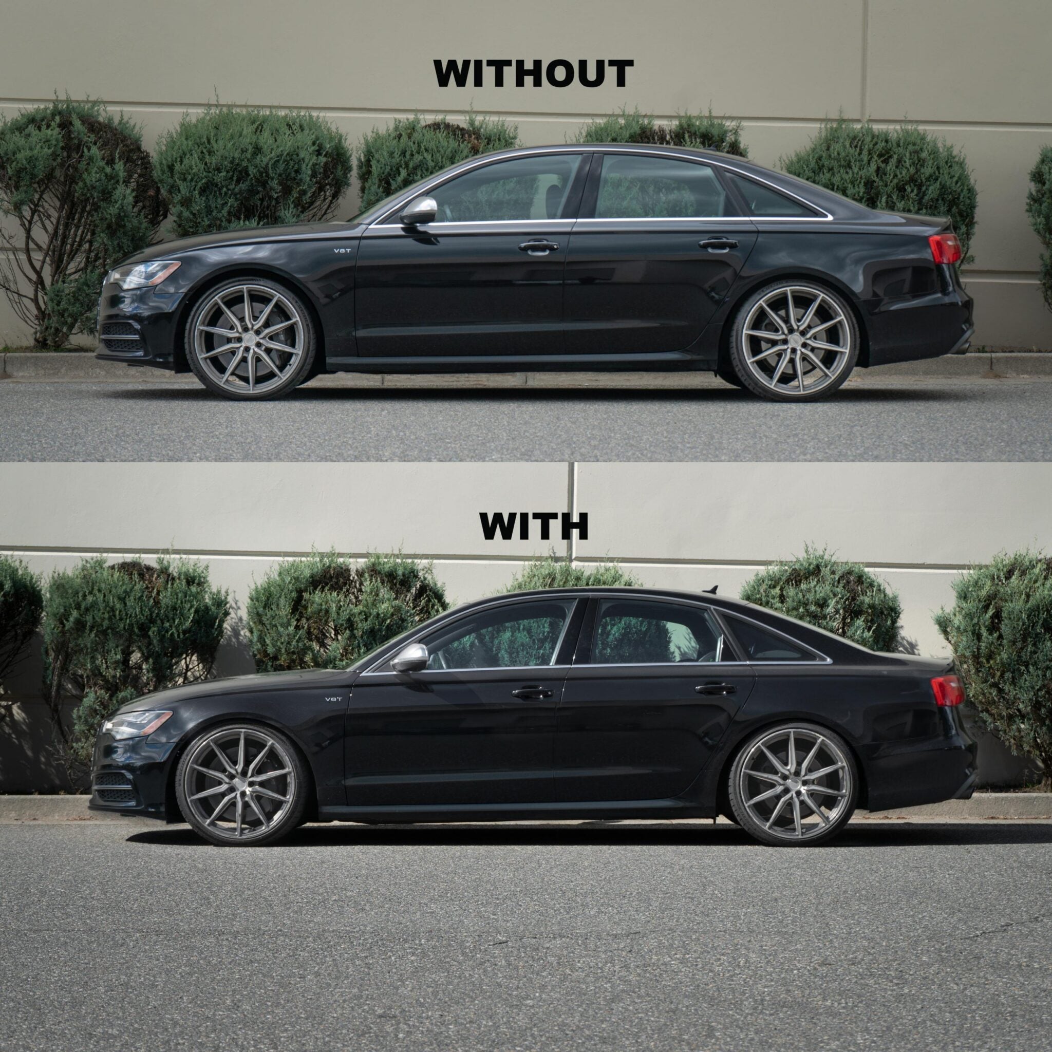 Enlaces de descenso CTS Turbo para Audi A6 C7 con suspensión neumática 2