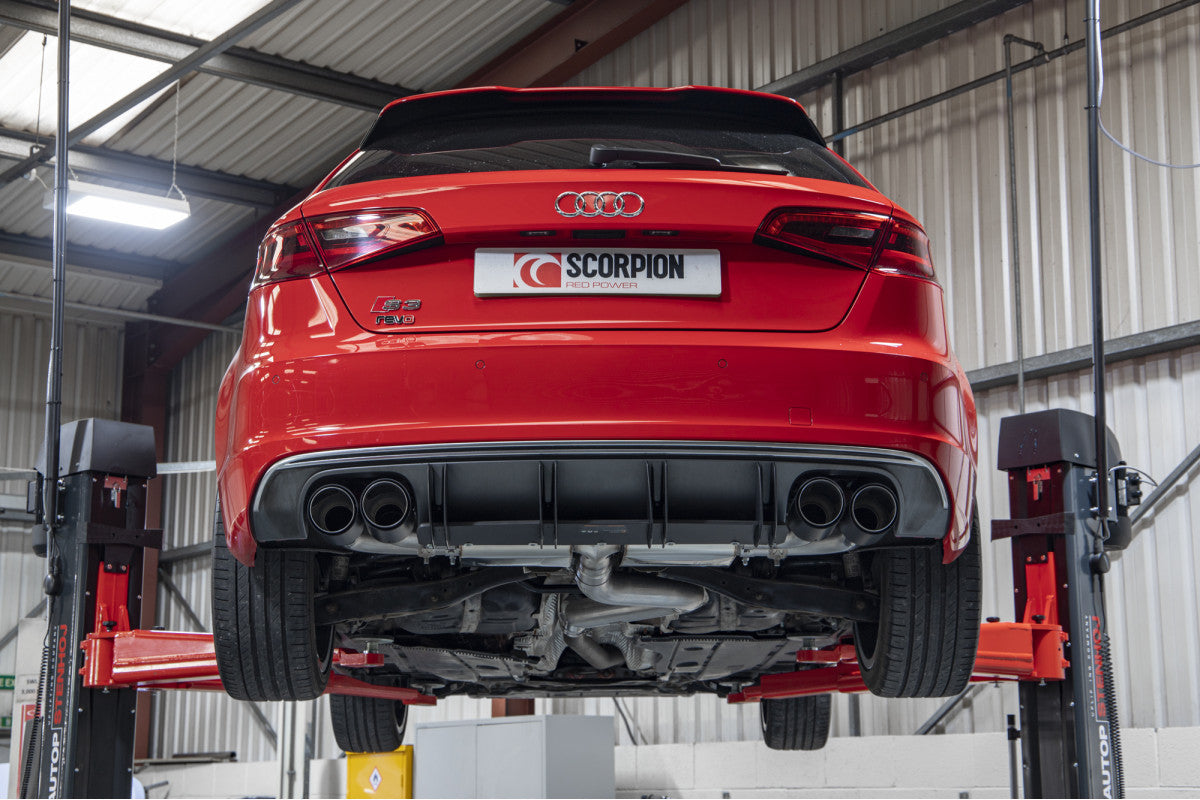 Escapamento de alto desempenho Scorpion para Audi S3 2.0T 8V 2013-2016