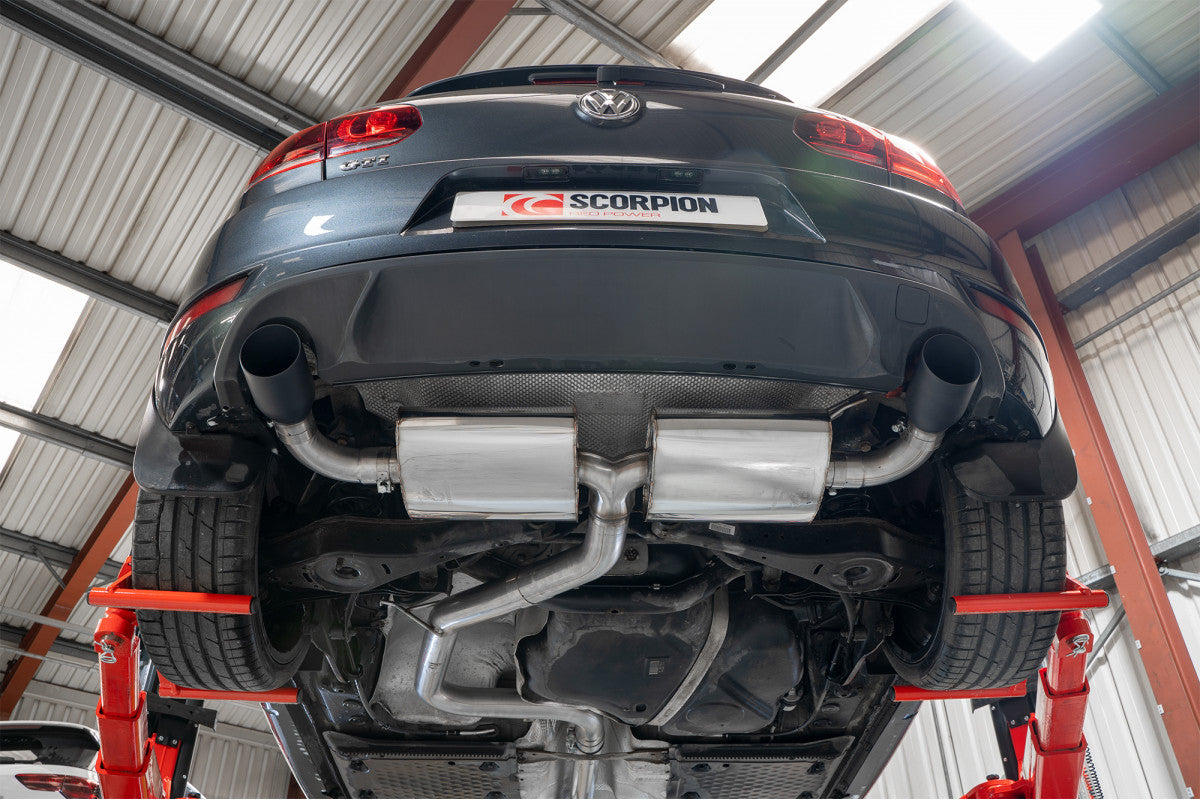 Scorpion Niet geresoneerd Catback system VW MK6 Golf GTI 05
