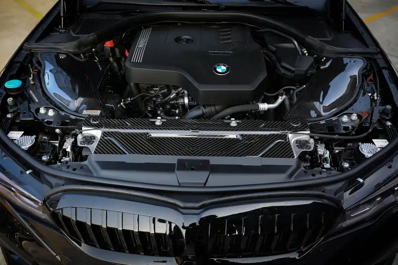 Entrada de ar Armaspeed em alumínio CF para BMW G20 B48TU 4