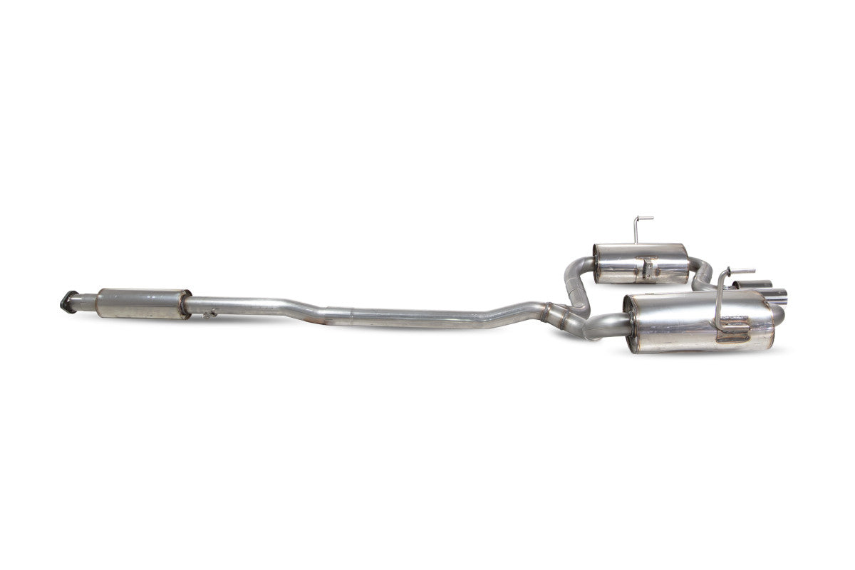 Scorpion Resonated cat back systeem Mini Cooper S R53 4