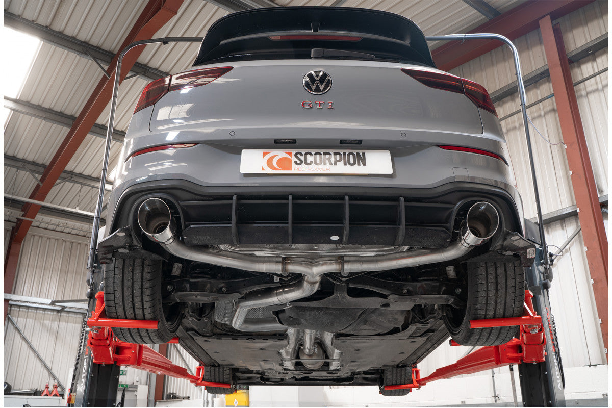 Scorpion Niet resonerend Predator GPF back VW MK8 Golf 05