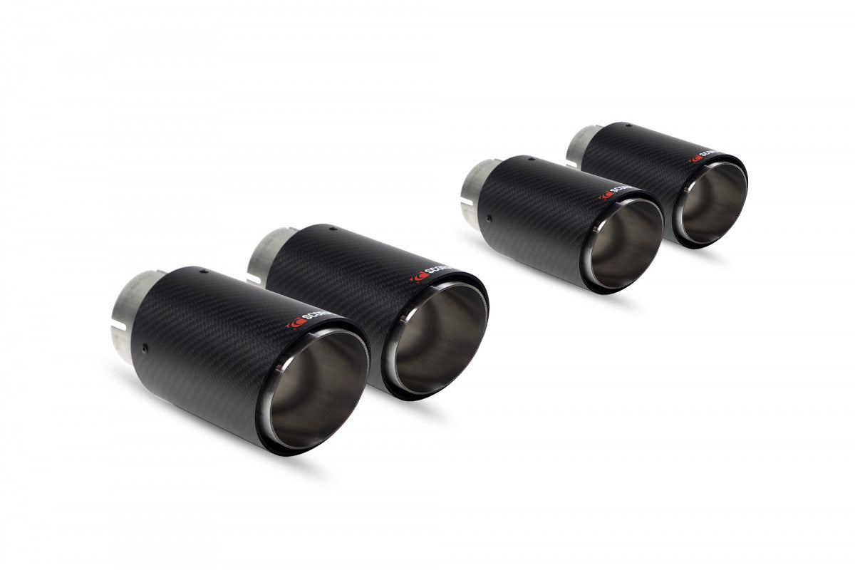 Scorpion Quad 90mm Ascari fibra de carbono BMW F87 M2 1