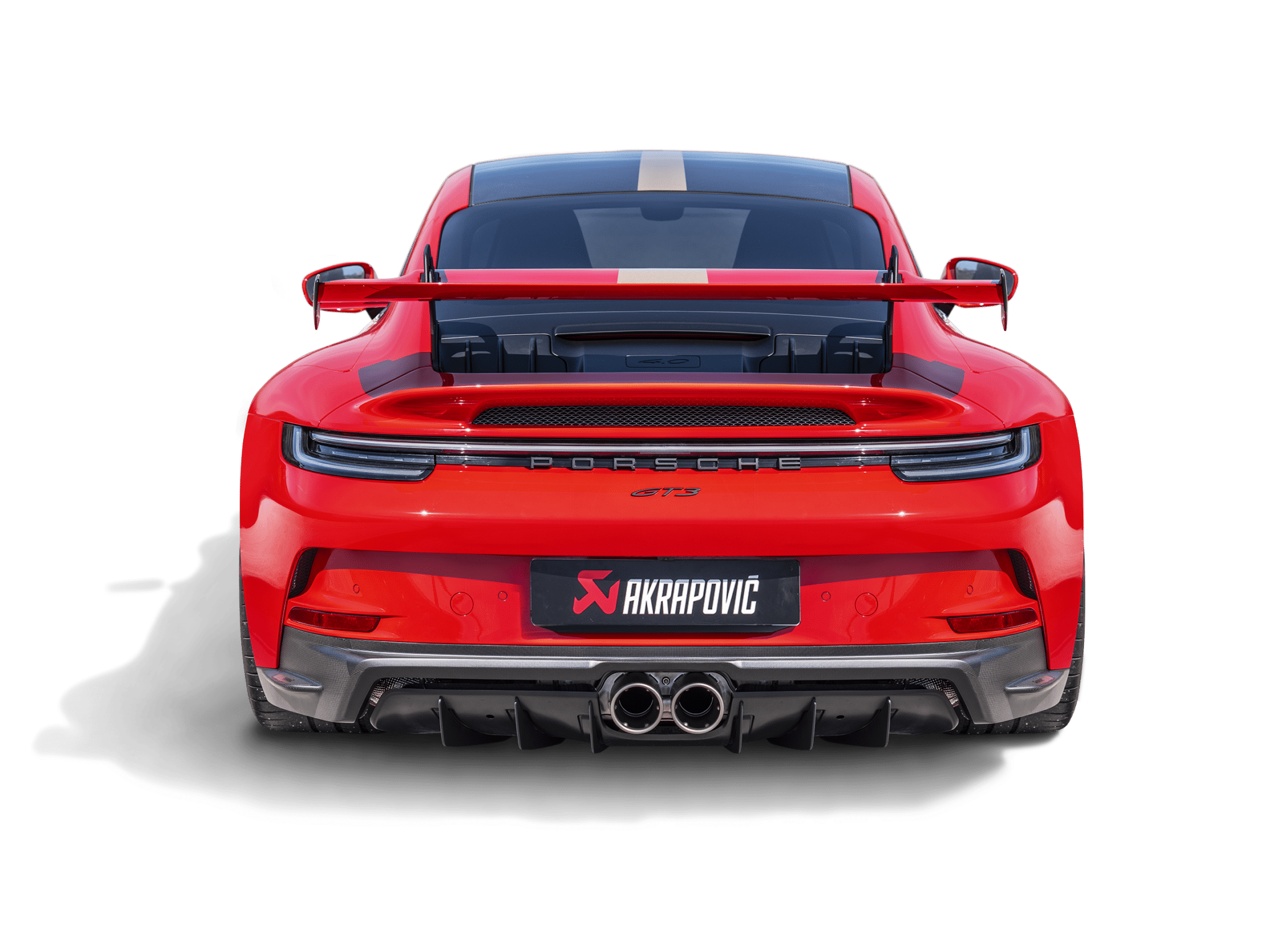 Difusor Akrapovic Mate Porsche 911 992 GT3 GT3RS 1