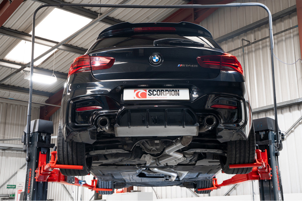 Scorpion OEM Resonator Verwijderen BMW M140i F20 03