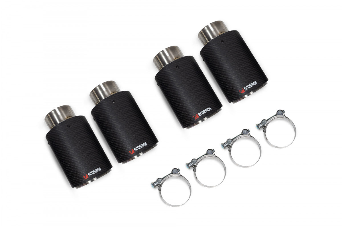 Scorpion Quad 90mm Ascari fibra de carbono BMW F87 M2 3