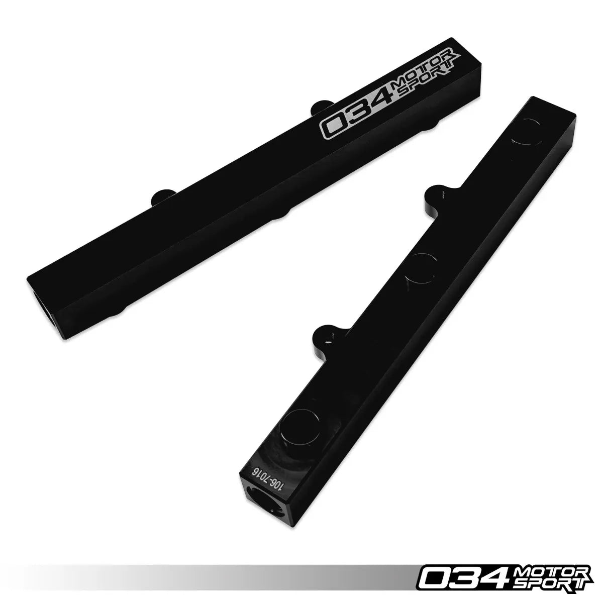 034 Juego de riel de combustible para deportes de motor de aluminio con soportes 05