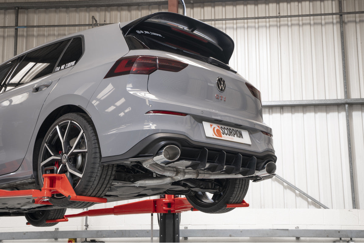 Scorpion GPF back systeem VW MK8 Golf GTI Clubsport 5