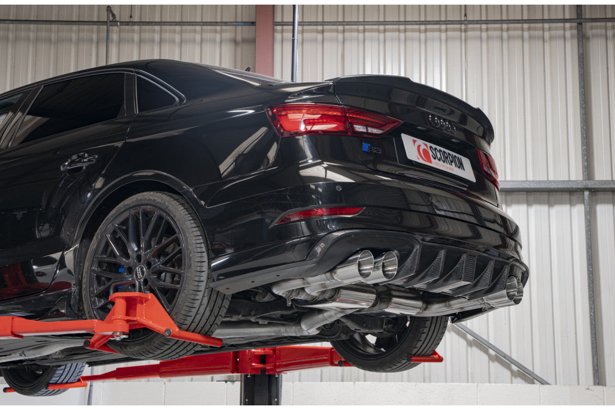 Scorpion Niet resonerend Cat GPF Systeem Audi S3 2.0T 8V 5
