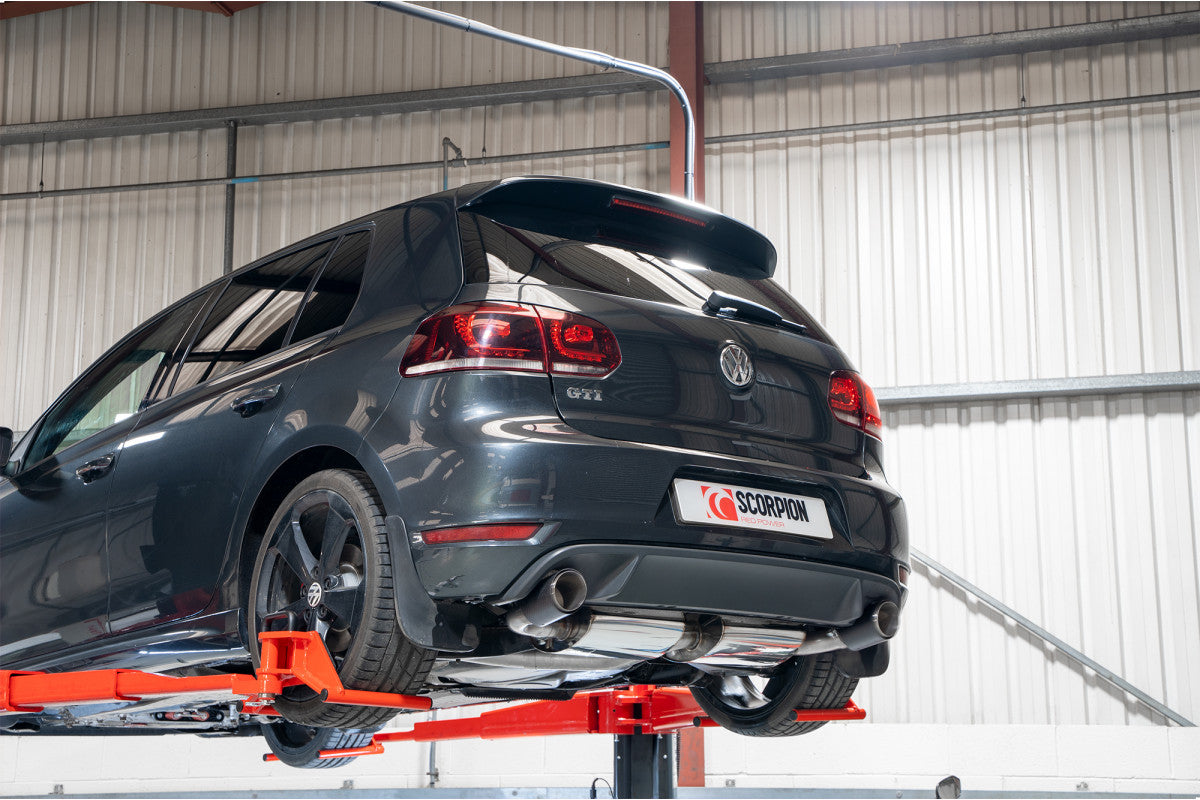 Scorpion Niet resonerend Predator Catback systeem VW MK6 06
