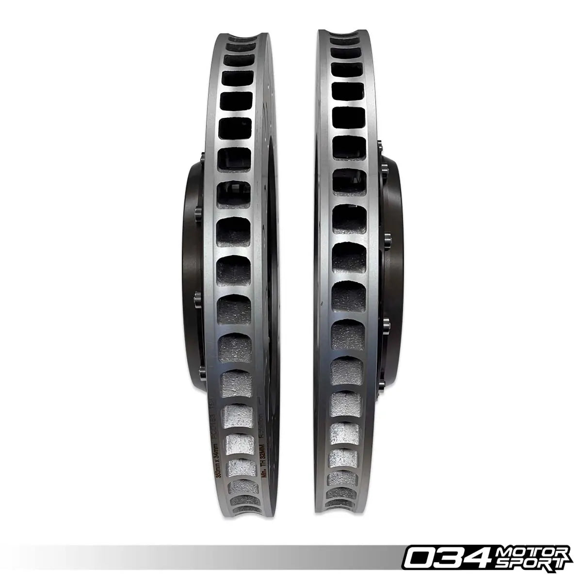 034 Motorsport Rotor de freno delantero flotante de 2 piezas AUDI B9 S4 03