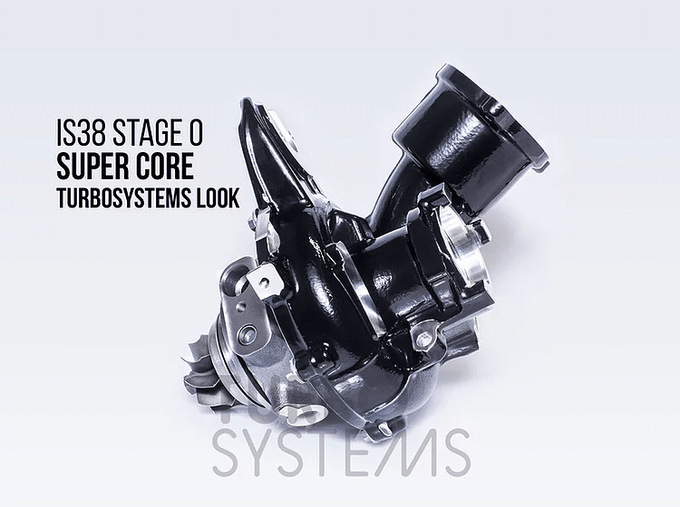 turbo systems turbo stage 0 is38 audi s3 8v golf 7r 2 0t 4