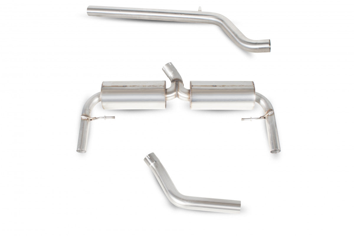 Scorpion Non resonated cat back system Renault MK3 Clio 3