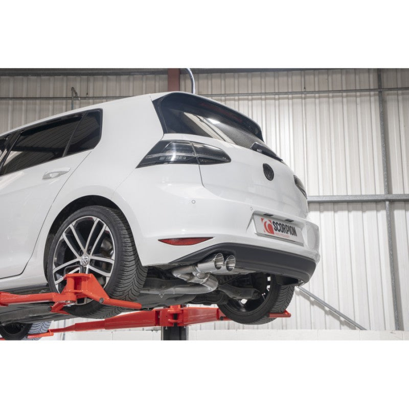 Scorpion cat back systeem VW Golf MK7 GTD 2.0 TDi 185PS 04