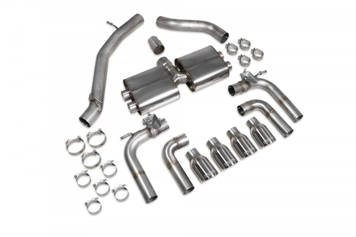 Scorpion Niet resonerend Cat GPF Systeem Audi S3 2.0T 8V 2